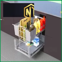 KỆ ĐỰNG DAO THỚT NAN OVAL HỢP KIM PHỦ NANO TẠI Bến Cam